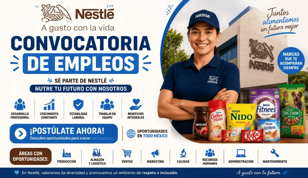vacantes en Nestlé México